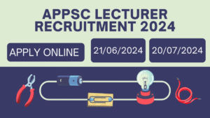APPSC Lecturer Recruitment 2024
