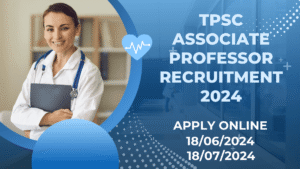 TPSC Associate Professor Recruitment 2024