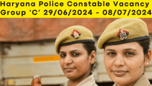 Haryana Police Constable Vacancy 2024 Group C