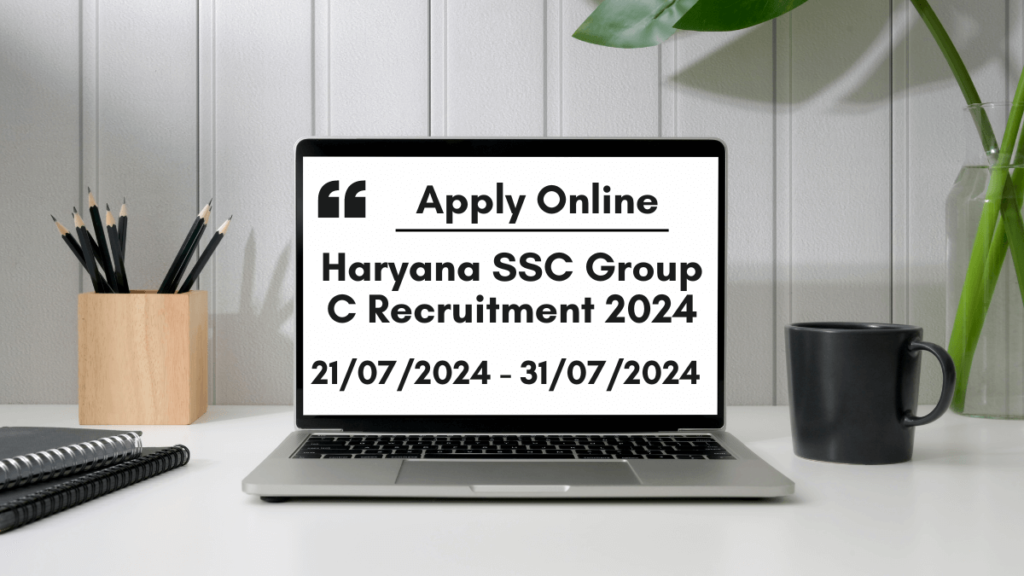 Haryana SSC Group C Recruitment 2024