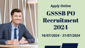 GSSSB PO Recruitment 2024