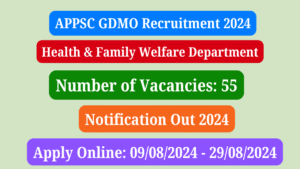 APPSC GDMO Recruitment 2024