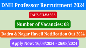 DNH Professor Recruitment 2024