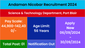 Andaman Nicobar Recruitment 2024