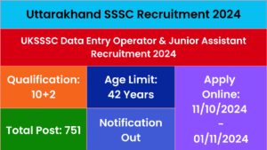Uttarakhand SSSC Recruitment 2024