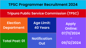 TPSC Programmer Recruitment 2024