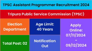 TPSC Assistant Programmer Recruitment 2024