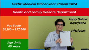 HPPSC Medical Officer Recruitment 2024