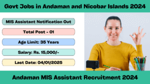 Govt Jobs in Andaman and Nicobar Islands 2024
