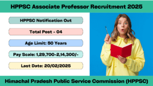HPPSC Associate Professor Recruitment 2025
