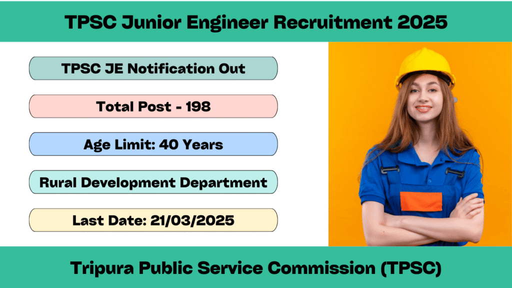 TPSC Junior Engineer Recruitment 2025