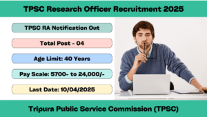 TPSC Research Officer Recruitment