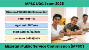 MPSC UDC Exam 2025