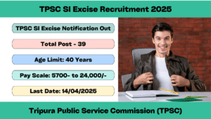 TPSC SI Excise Recruitment