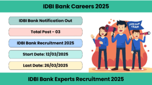 IDBI Bank Careers 2025