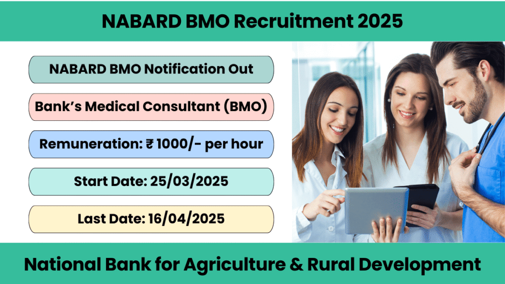 NABARD BMO Recruitment 2025