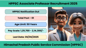 HPPSC Associate Professor Recruitment 2025