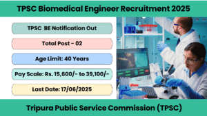TPSC Biomedical Engineer Recruitment 2025