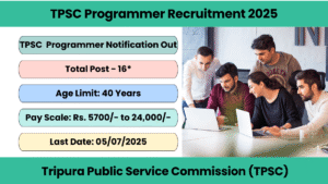TPSC Programmer Recruitment 2025