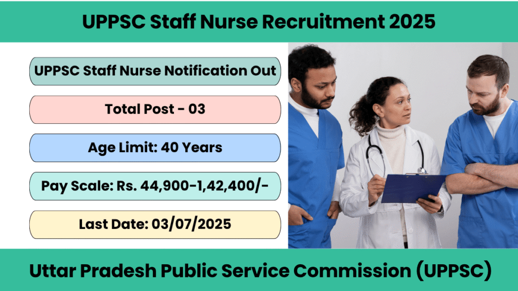 UPPSC Staff Nurse Recruitment 2025