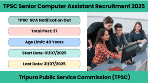 TPSC Senior Computer Assistant Recruitment 2025