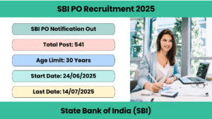 SBI PO Recruitment 2025