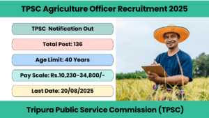 TPSC Agriculture Officer Recruitment 2025