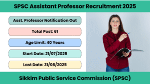SPSC Assistant Professor Recruitment 2025