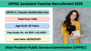 UPPSC Assistant Teacher Recruitment 2025
