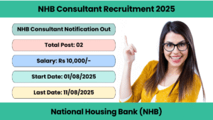 NHB Consultant Recruitment 2025