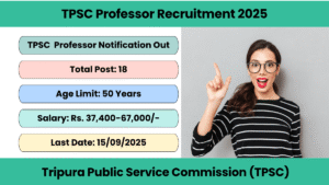 TPSC Professor Recruitment 2025