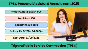 TPSC PA Recruitment 2025