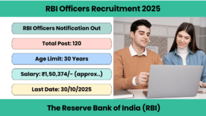 RBI Officers Recruitment 2025