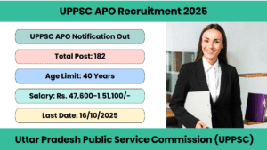 UPPSC Assistant Prosecution Officer Recruitment 2025