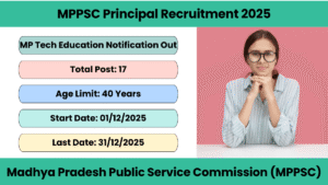MPPSC Principal Recruitment 2025