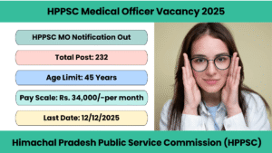 HPPSC Medical Officer Vacancy 2025