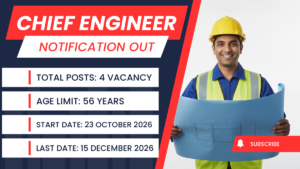 DDA Chief Engineer (Civil) Recruitment 2026: Apply Offline for 4 Deputation Posts