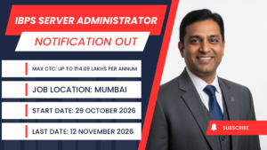 IBPS Server Administrator Recruitment 2026